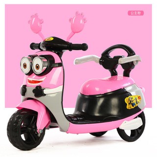 Xe máy điện cho bé hình Minion