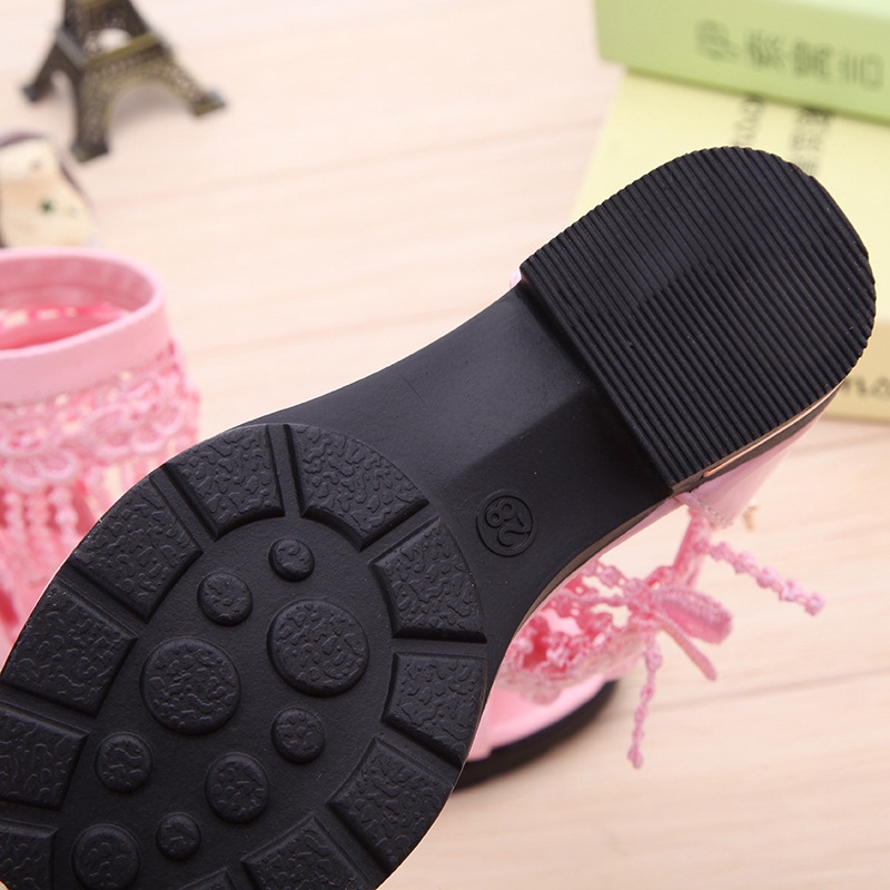 Giày Sandal Đế Mềm Thời Trang Mùa Hè Hàn Quốc Cho Bé Gái