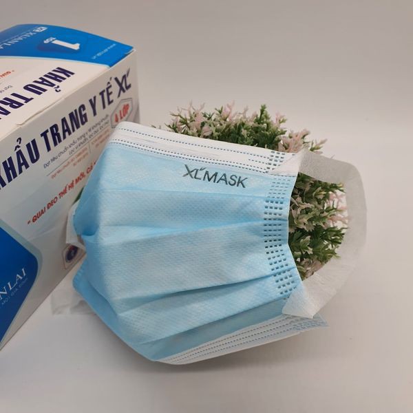 (Mẫu Mới) Hộp 50 Chiếc Khẩu Trang Y Tế 4 Lớp Kháng Khuẩn Chuẩn Xuân Lai Quai Đeo Sử Dụng Cả Ngày Không Đau Taia | BigBuy360 - bigbuy360.vn