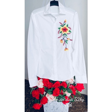 Áo sơ mi thêu kiểu
