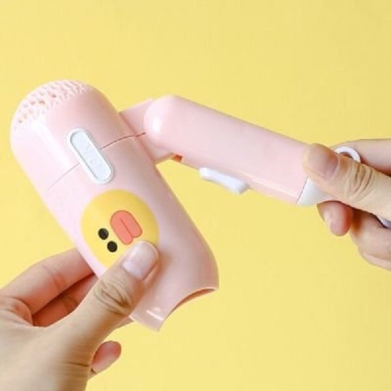 [Tóc đẹp xuống phố] Máy sấy tóc mini gấp gọn hình thú icon siêu kute bỏ túi