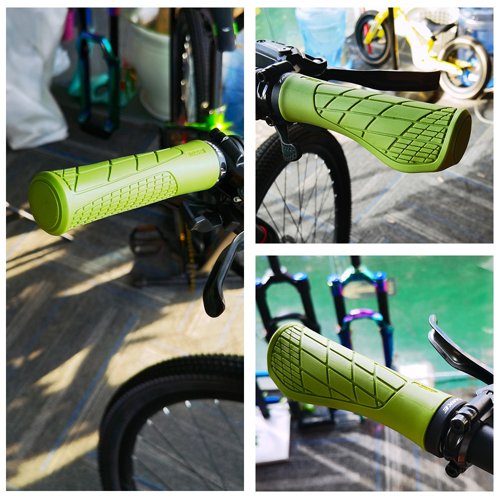1 Cặp Vỏ Bọc Tay Lái Xe Đạp Leo Núi MTB Bằng Silicone Chống Trượt TANKE