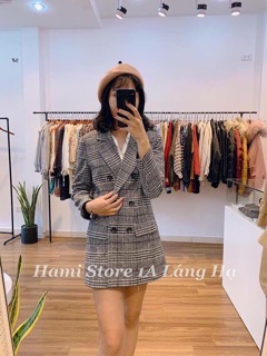 Áo dạ kẻ 6 cúc siêu đẹp ❤️