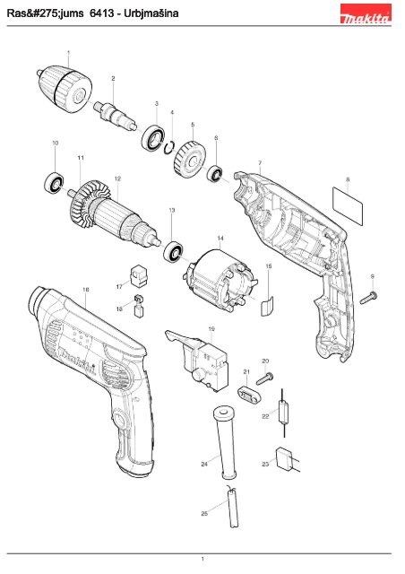 6413 Máy khoan điện 10mm 450w Makita