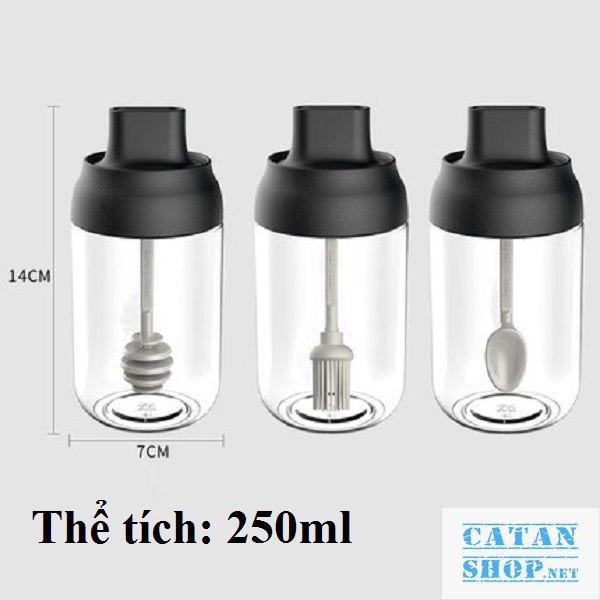Hủ Lọ gia vị thủy tinh cao cấp dành cho nhà bếp của gia đình bạn thêm xinh xắn GD282-LoGV