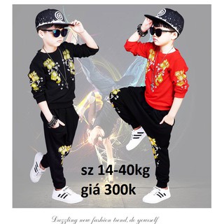 BỘ THU ĐÔNG HIPHOP IN HOA ĐÀO PHONG CÁCH