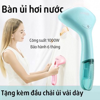 Bàn ủi hơi nước cầm tay bàn là hơi nước ủi đứng ủi ngang công suất 1000w nhỏ gọn, tiện lợi, tk168