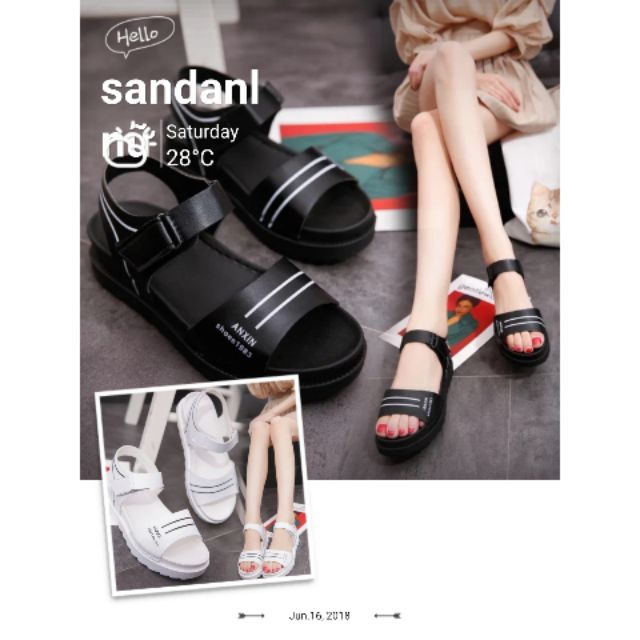 Sandal thời trang(sẵn màu trắng)