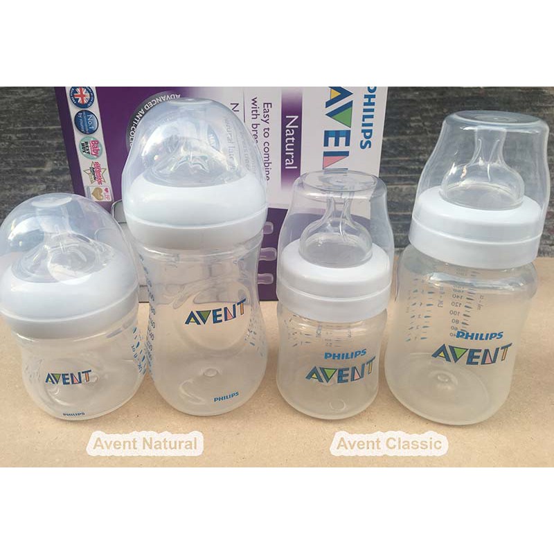 Bình sữa Avent Natural 125ml , mô phỏng tự nhiên