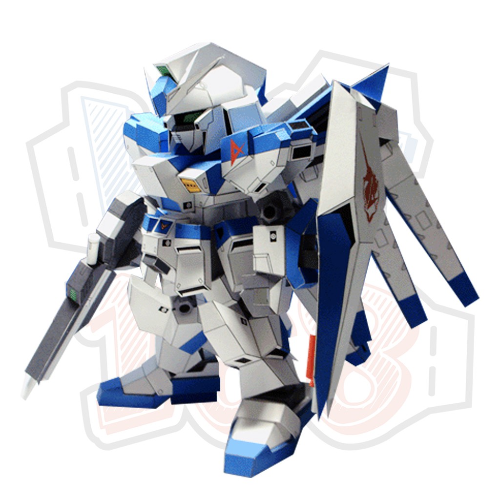 Mô hình giấy Robot SD RX-93-2 HiNu Gundam