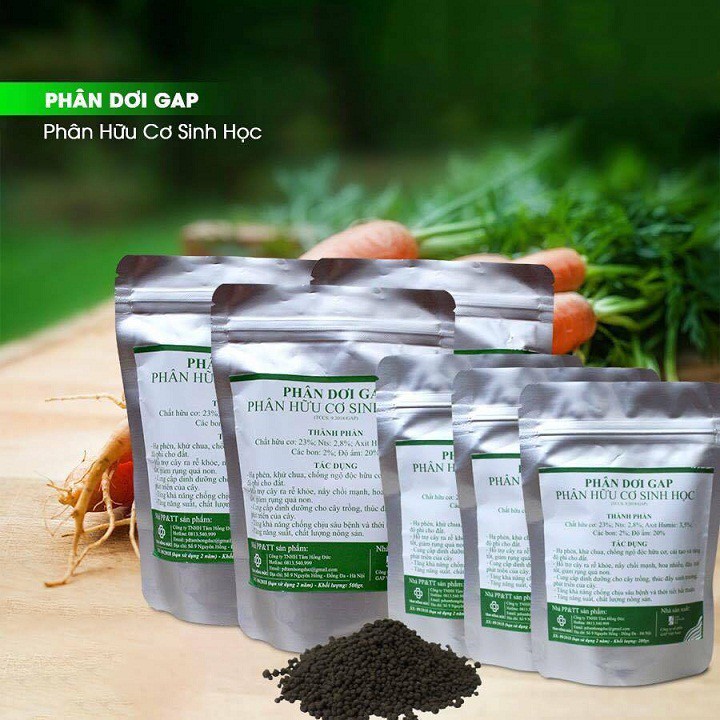 Phân dơi VietGAP hữu cơ sinh học túi 1kg