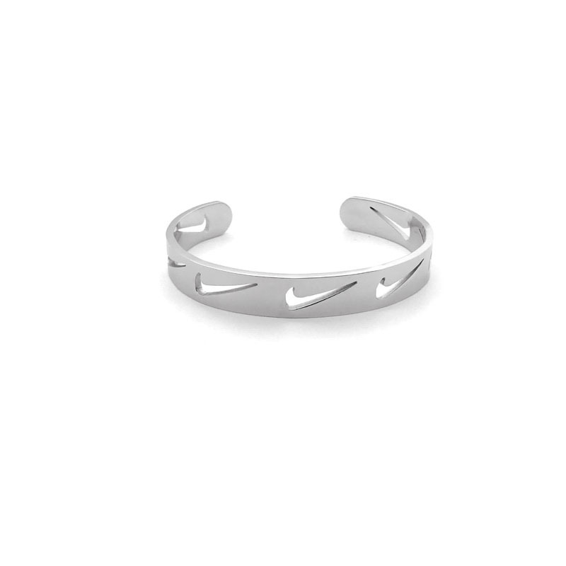 Vòng tay kim loại thiết kế đơn giản cho nam và nữ