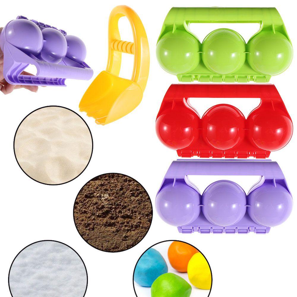 ZAIJIE24 Kẹp Làm Quả Cầu Tuyết Bằng Nhựa