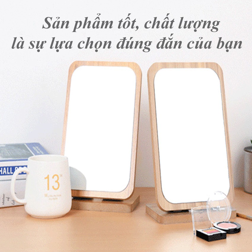 Gương Trang Điểm Vintage Decor, Gương Để Bàn