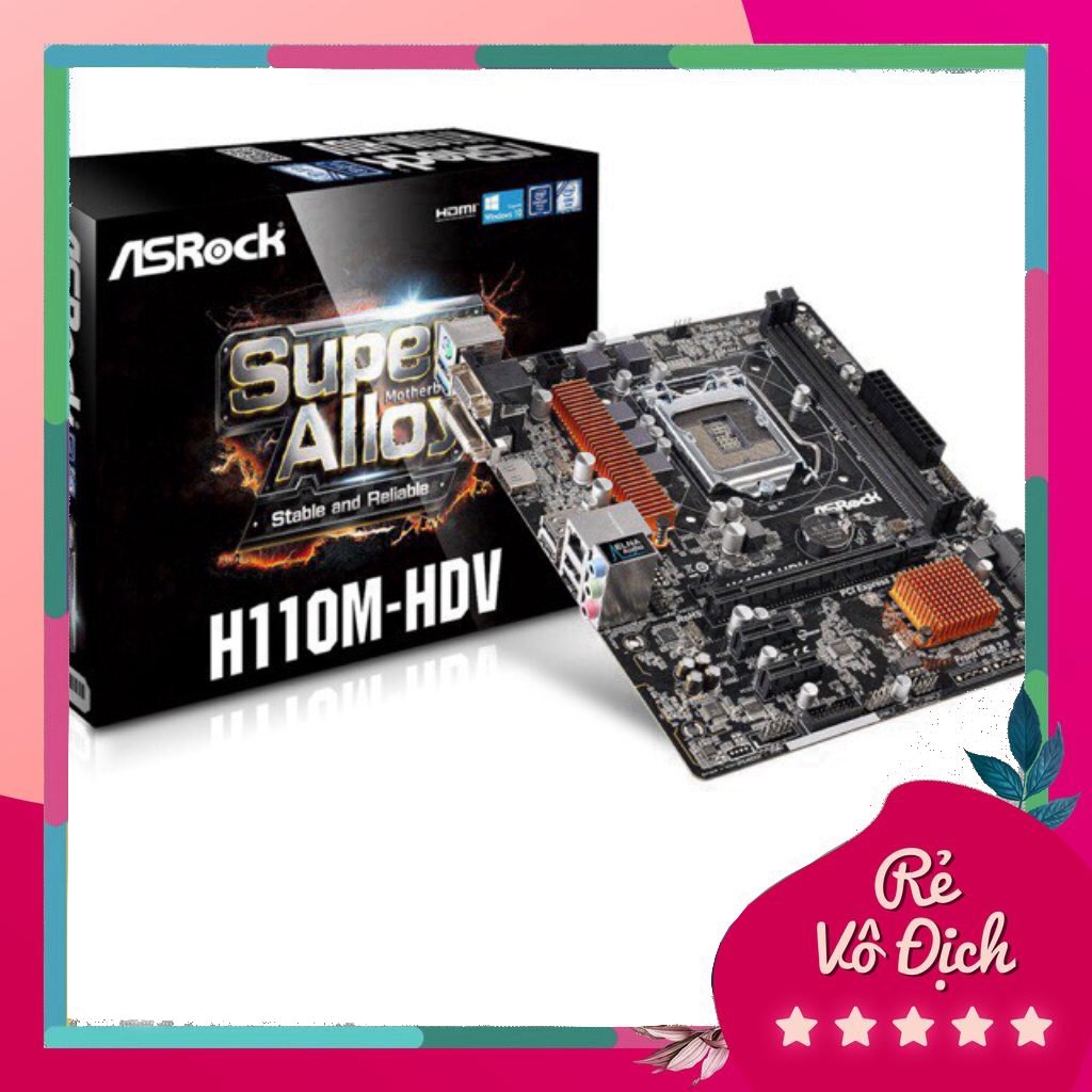 Mainboard ASRock H110M-DVS R2.0 mesu