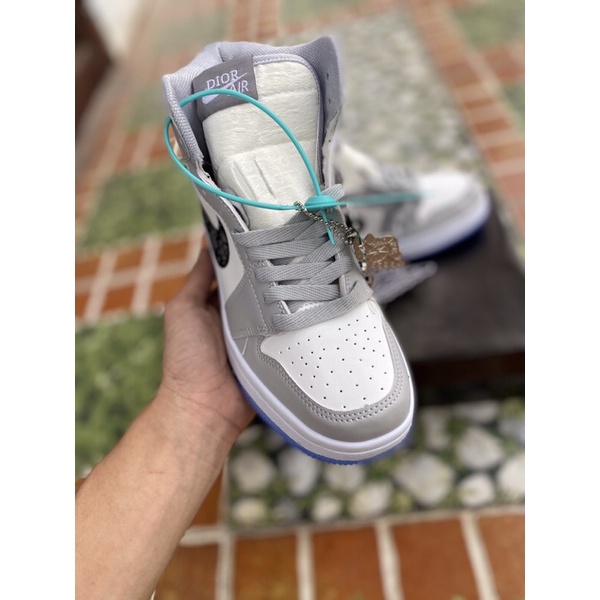 Giày Sneaker JD Xám Trắng Nam