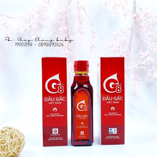 Dầu gấc G8 Vinaga cho trẻ ăn dặm 185ml - Shop Khang Baby