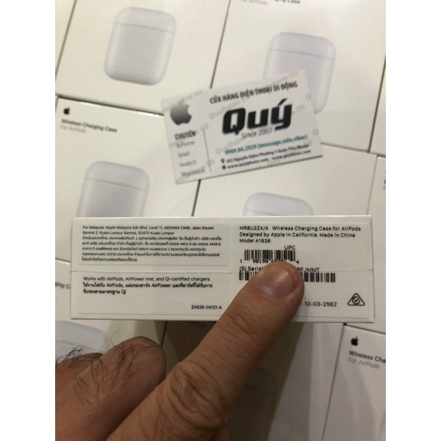 Dock ( Hộp) sạc Airpod 2 Không dây ( Wireless ) , nguyên seal mới 100% , fullbox chưa active