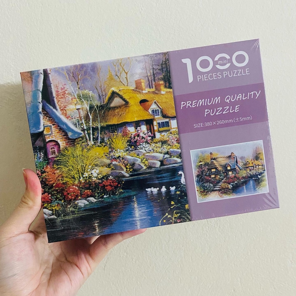 Tranh ghép hình mini 1000 mảnh - mini jigsaw puzzle 1000pcs