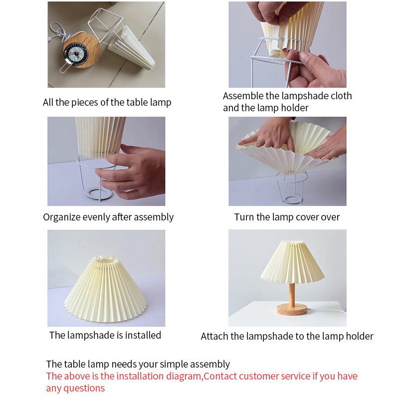 Đèn ngủ để bàn cổng USB phong cách Bắc Âu trang trí nhà cửa