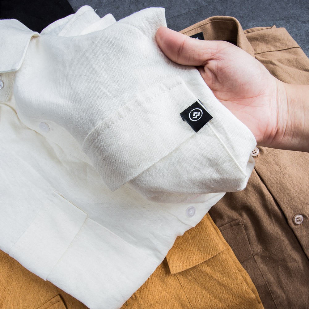 Áo sơ mi local brand cộc tay đũi City Cycle chất cotton form rộng nam nữ oversize unisex | BigBuy360 - bigbuy360.vn