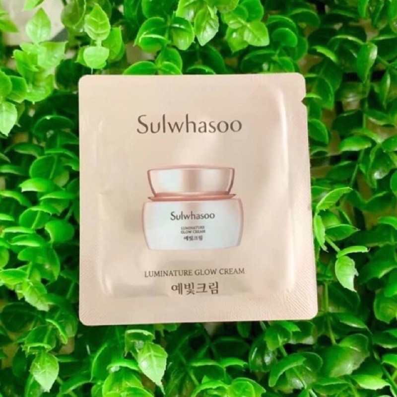 Combo 10 gói kem dưỡng trắng Sulwhasoo Kem Luminature glow cream date 2023