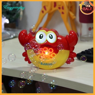 Toy ♡ Electric Crab Bubble Machine Bathtub Bubble Maker Light Music Baby Bath Toy