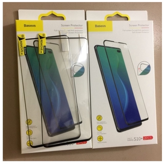 Combo 2 Miếng Dán dẻo Full màn Galaxy S10 / S10 Plus - Hãng Baseus Cao Cấp