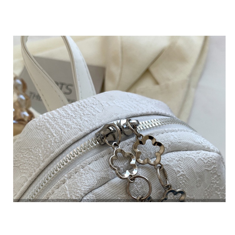 Balo da mini CHUWANGLIN họa tiết hoa thời trang cho nữ