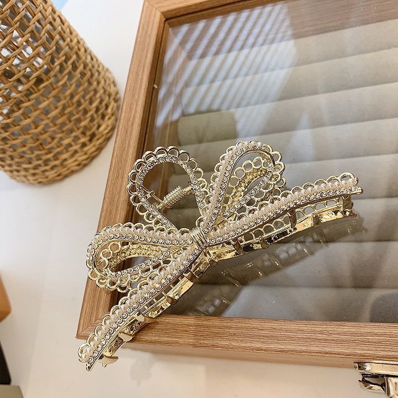 Kẹp Tóc Hình Nơ Màu Vàng Thời Trang Mùa Hè Cho Bé Gái