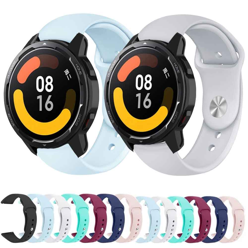 Dây Đeo Silicon 22mm Cho Đồng Hồ Thông Minh Xiaomi Mi Watch S1