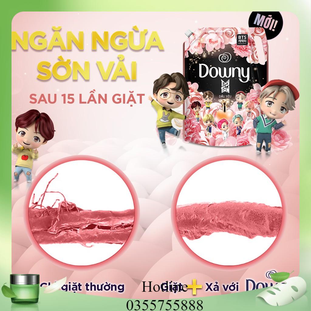 Nước Xả Vải DOWNY Đậm Đặc Phiên Bản Đặc Biệt Tiny Tan Dấu Yêu Túi 2L