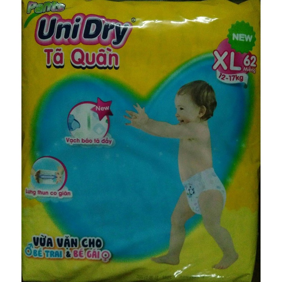 CAM KẾT CHÍNH HÃNG TÃ QUẦN UNIDRY M60/ L54/ XL48/ XXL44/ M74/ L68/ XL62/ XXL56 mẫu mới