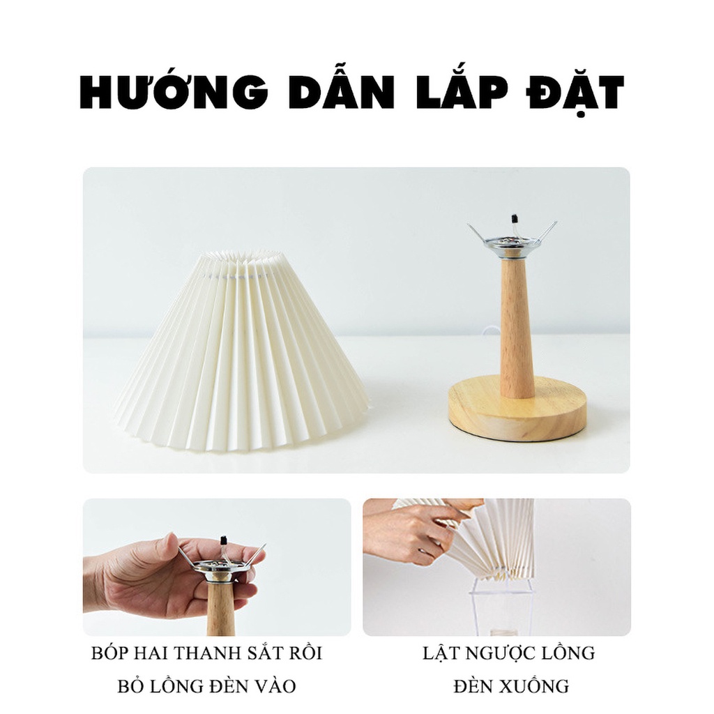 Đèn ngủ để bàn decor phòng ngủ điều khiển từ xa hình nấm, đèn ngủ thông minh ánh sáng 3 màu  đẹp  - LEODEN Decor