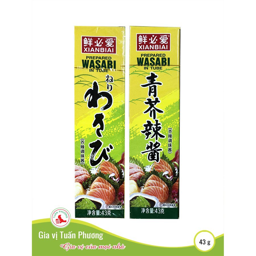 Mù Tạt Wasabi Vàng 43 Gam ( Tuýp )