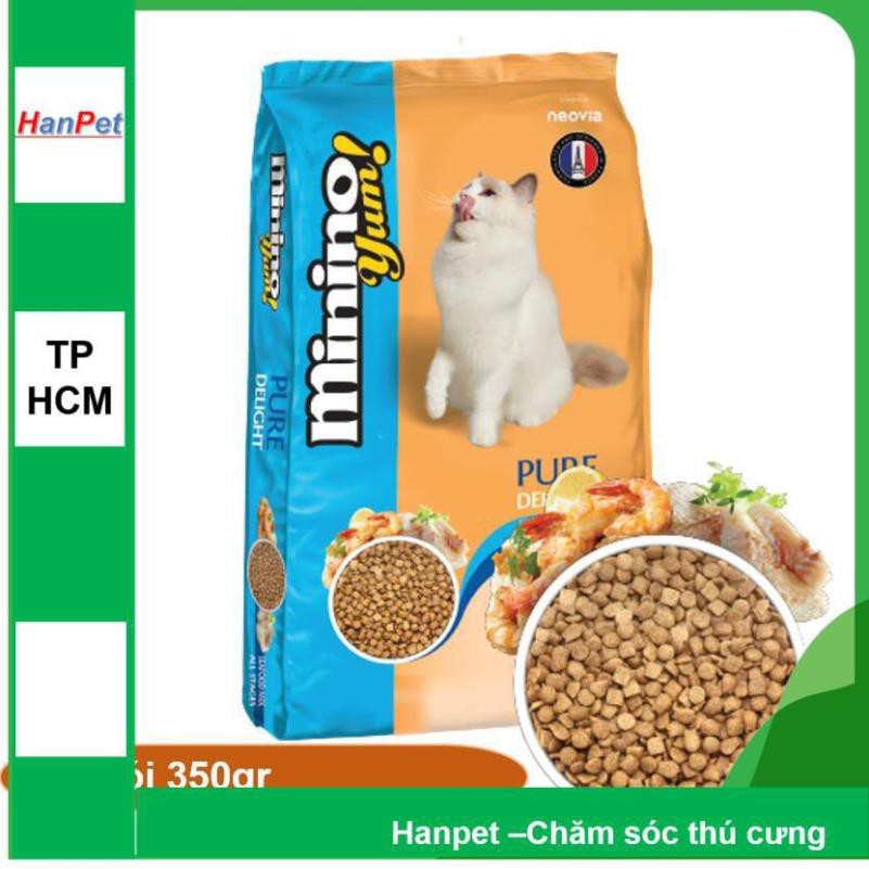 HCM- (Bao lớn 15kg và 7kg)- Minino Thức ăn viên cao cấp cho mèo mọi lứa tuổi (bao 32 gói và bao 20 gói)