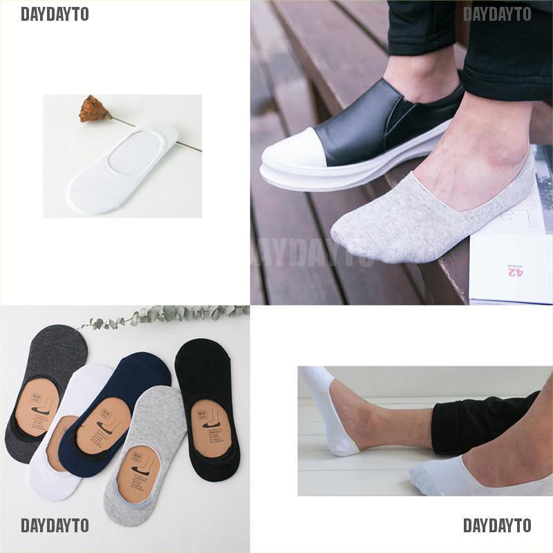 1 Đôi Tất Lười Cotton Cổ Thấp Mềm Mại Chống Trượt Cho Nam Nữ