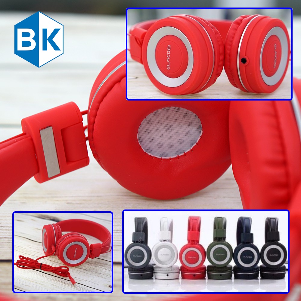 Tai nghe chụp tai cao cấp ELMCOEI EV20 âm Bass cực mạnh, có MIC gọi điện tiện lợi, chất lượng tốt nh