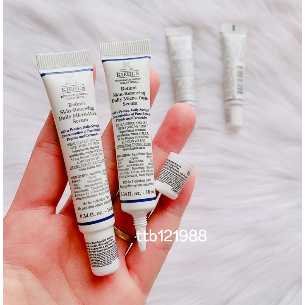 Serum Dưỡng Trắng Kiehls Corrective Dark Spot Solutiont 4ml Serum Kiehl's