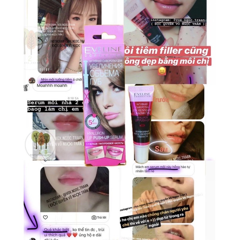 Son Dưỡng Môi Eveline Lip Maximizer Làm Hồng Căng Mọng Môi