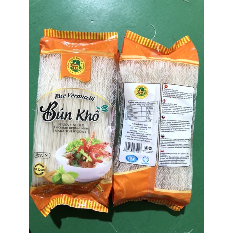 Mỳ gạo - Bún tươi/ Bún khô xuất khẩu Thanh Thủy 500g | BigBuy360 - bigbuy360.vn