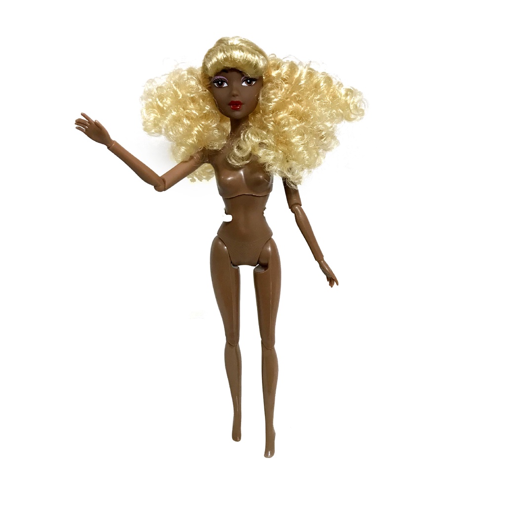 Đồ chơi búp bê barbie 30cm 12 búp bê khỏa thân có thể di chuyển được búp bê da đen châu phi