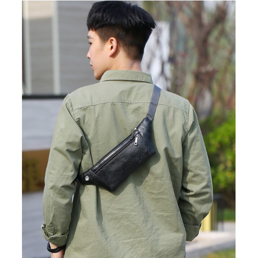 Túi đeo bao tử, túi đeo bụng da PU | BigBuy360 - bigbuy360.vn