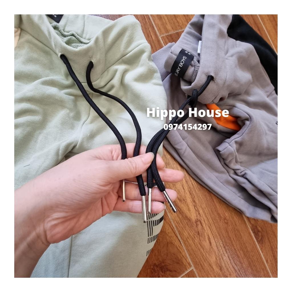 Quần Nỉ Bé Trai Size Đại Nỉ Da Cá Xuất Dư Hippo House 25- 55kg