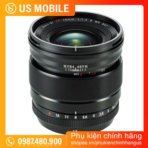 Ống kính Fujifilm XF 16mm F1.4 WR - Bảo hành chính hãng 18 tháng-FUJINON