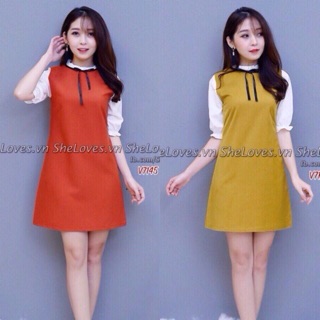 Đầm suông tiểu thư