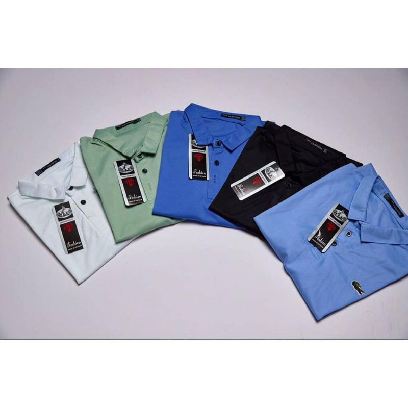 Áo thun nam cổ đức, cá sấu cao cấp ngắn tay cực sang trọng lịch lãm | BigBuy360 - bigbuy360.vn