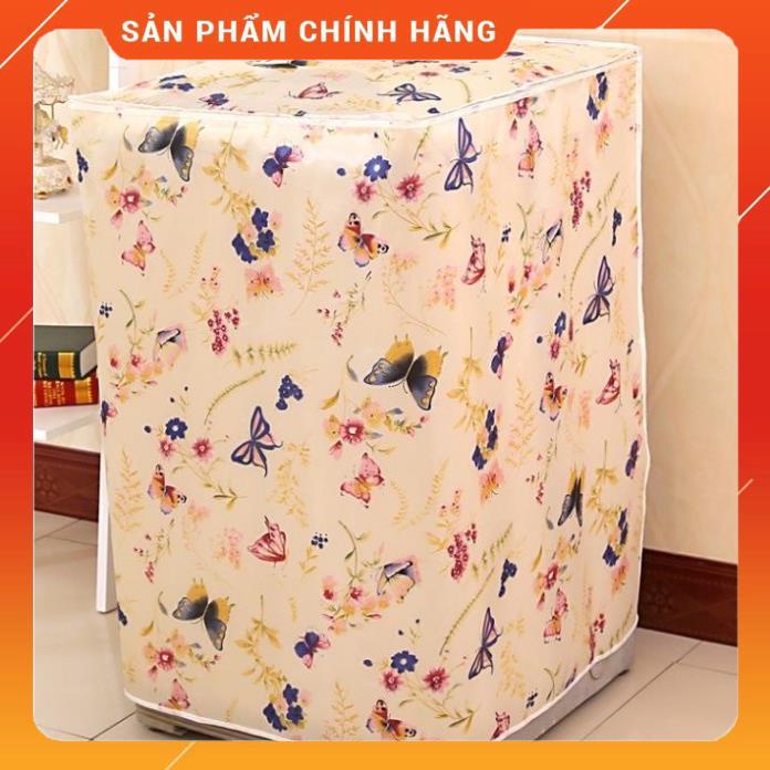 Áo Trùm Máy Giặt Cửa Trên Size 12KG - 15KG Vải Dù Siêu Dày, Chống Thấm Nước, Không Phai Màu