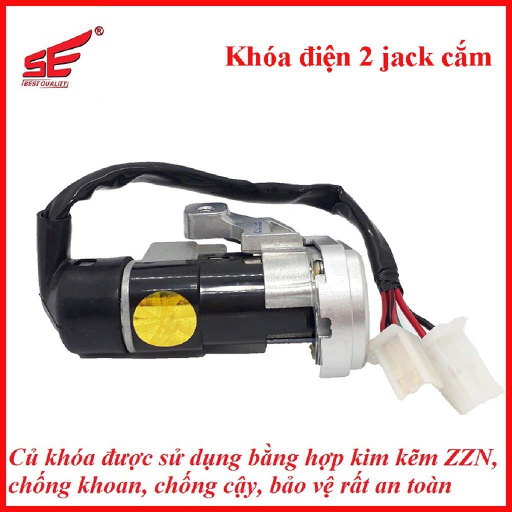 Ổ Khóa Xe Máy Wave RS 2 CẠNH CAO CẤP Bảo Hành 6 Tháng