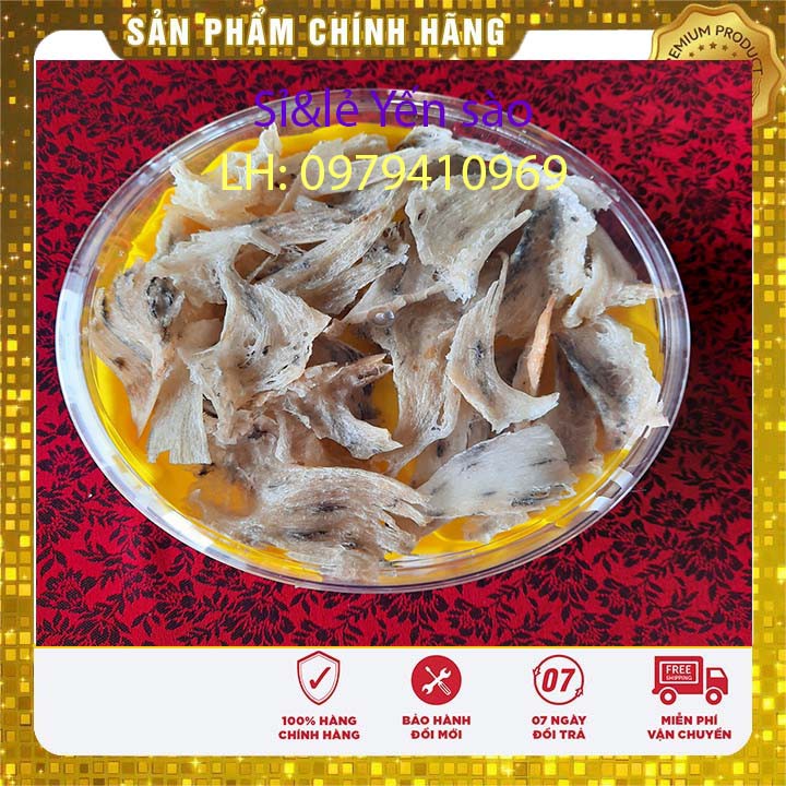 50gr chân yến sào thô tặng kèm táo đỏ + hạt chia + đường phèn